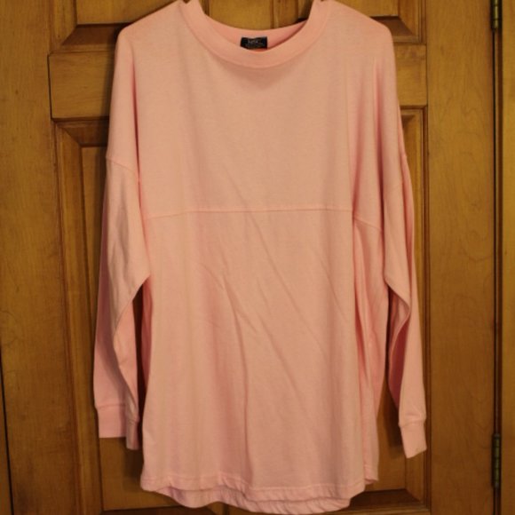 NWOT -Pink Long Sleeve Women's T- Shirt by MSC Mainstreet Collection - Size L - Picture 1 of 7
